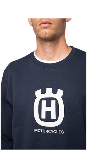 コットンクルーネック スウェットシャツ REPLAY FOR HUSQVARNA 詳細画像
